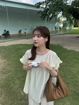 「アイテム（チョーカー）」を使った、のあさん（レディース・150cm）の夏コーディネート