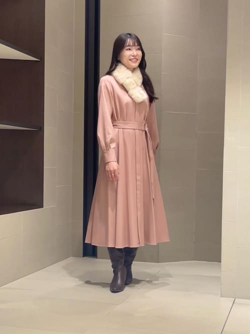 ハイカウントフラノフレア ワンピース（ワンピース）｜ANAYI（アナイ