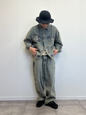 「NOIR FABRIK（ヌワールファブリック）のアイテム」を使った、JEANS FACTORYさん（メンズ・165cm）の夏コーディネート