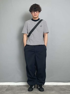 JEANS FACTORYさんの（FRED PERRY | フレッドペリー）を使ったコーディネート