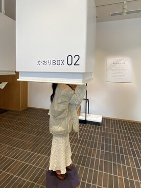 「select MOCA（セレクトモカ）のアイテム（ナイロンジャケット）」を使った、11rnさん（レディース・154cm）の夏コーディネート