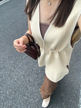 「MARY QUANT（マリークワント）のアイテム（アクセサリー）」を使った、11rnさん（レディース・154cm）の夏コーディネート