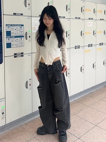 Something ×PosTokyo】Race Combination Body suit｜ジュエティ