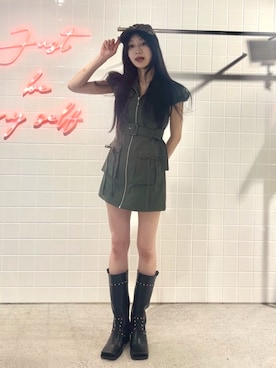 「jouetie（ジュエティ）のアイテム」を使った、HIKARUさん（レディース・163cm）の夏コーディネート