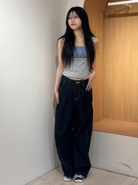 「大人カジュアルコーデ」｜「アイテム（パンプス）」を使った、HIKARUさん（レディース・163cm）の夏コーディネート