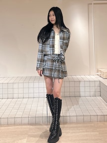 ローズモチーフミニスカパン【セットアップ対応】｜ジュエティ