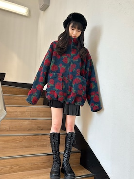 「jouetie（ジュエティ）のアイテム（その他アウター）」を使った、HIKARUさん（レディース・163cm）の夏コーディネート