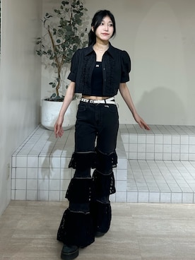 「jouetie（ジュエティ）のアイテム」を使った、HIKARUさん（レディース・163cm）の夏コーディネート