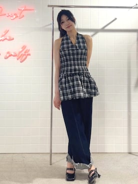 「jouetie（ジュエティ）のアイテム」を使った、HIKARUさん（レディース・163cm）の夏コーディネート
