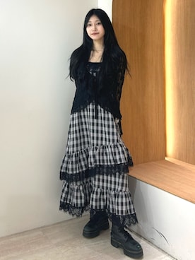 「jouetie（ジュエティ）のアイテム」を使った、HIKARUさん（骨格ウェーブ・レディース・163cm）の夏コーディネート