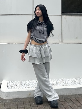 「jouetie（ジュエティ）のアイテム」を使った、HIKARUさん（レディース・163cm）の夏コーディネート