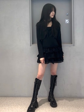 「カジュアルガーリー」｜HIKARUさん（レディース・163cm）の春コーディネート