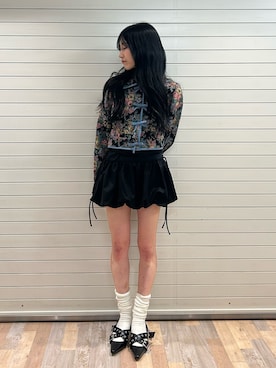 「jouetie（ジュエティ）のアイテム（ジャケット/アウター）」を使った、HIKARUさん（レディース・163cm）の春コーディネート