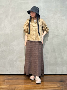「アイテム（サンダル）」を使った、いけいさん（レディース・152cm・20代）の秋コーディネート