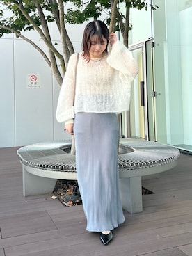 「アイテム（キャミソール、ベージュ系）」を使った、いけいさん（レディース・152cm）の秋コーディネート