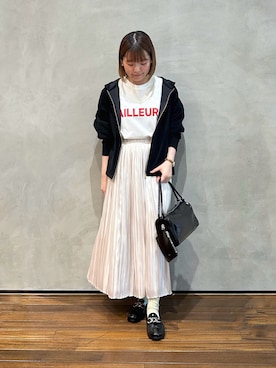 「TEMPERATE(テンパレイト)のアイテム」を使った、いけいさん(レディース・152cm)の夏コーディネート