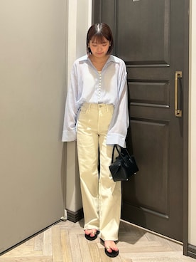 「シアートップス」｜いけいさん（レディース・152cm・20代）の秋コーディネート