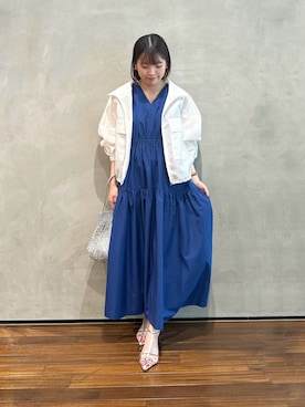 「アイテム（ブルゾン）」を使った、いけいさん（レディース・152cm）の夏コーディネート