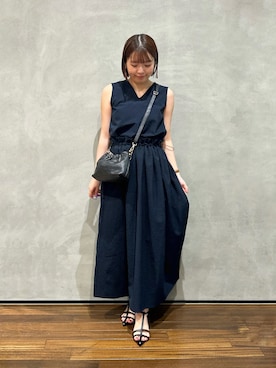 「アイテム（サンダル）」を使った、いけいさん（レディース・152cm）の秋コーディネート