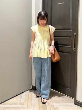 「黄色」｜いけいさん（レディース・152cm）の秋コーディネート