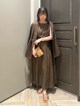 「アイテム（テーラードジャケット）」を使った、いけいさん（レディース・152cm・20代）の夏コーディネート