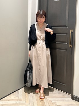 「アイテム（ワンピース/ドレス）」を使った、いけいさん（レディース・152cm・20代）の秋コーディネート