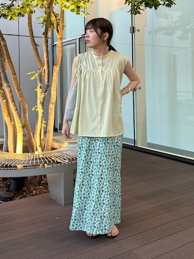 「アイテム（ブレスレット）」を使った、いけいさん（レディース・152cm）の春コーディネート