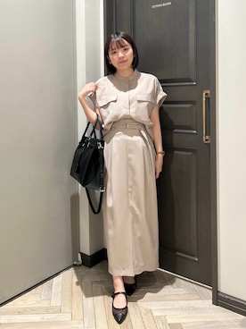 「アイテム（パンプス）」を使った、いけいさん（レディース・152cm）の夏コーディネート