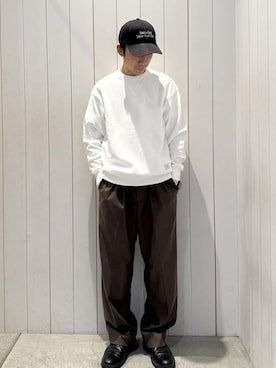 「アイテム（レッグウェア）」を使った、さとりさん（メンズ・170cm）の冬コーディネート