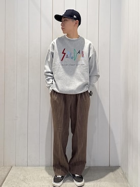 「Saturdays NYC（サタデーズ ニューヨークシティ ）のアイテム」を使った、さとりさん（メンズ・170cm）の秋コーディネート