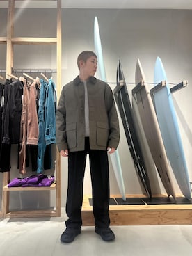 「坊主」｜「アイテム（その他アウター）」を使った、さとりさん（メンズ・170cm）の冬コーディネート