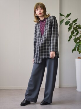 「troisのアイテム」を使った、trois  officialさん（レディース・163cm）の夏コーディネート