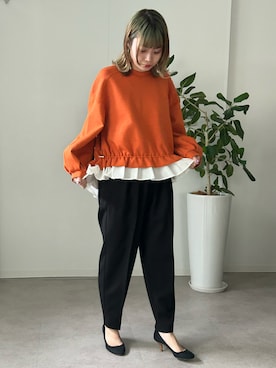 「troisのアイテム」を使った、trois  officialさん（レディース・163cm）の秋コーディネート