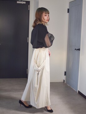 「troisのアイテム」を使った、trois  officialさん（レディース・163cm）の夏コーディネート