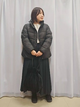 「DRESKIP（ドレスキップ）のアイテム」を使った、kanaさん（レディース・157cm）の冬コーディネート