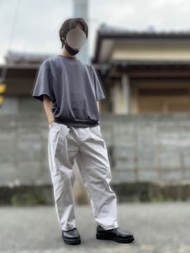 「RUUBON（ルーボン）のアイテム（その他パンツ）」を使った、hishiy2000さん（メンズ・164cm）の夏コーディネート