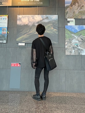 「EDWIN（エドウィン）のアイテム（その他パンツ）」を使った、hishiy2000さん（メンズ・164cm）の秋コーディネート