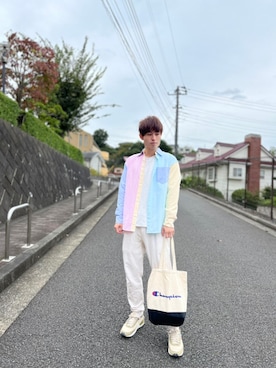「theory（セオリー）のアイテム（パンツ）」を使った、kojiriさん（メンズ・174cm）の秋コーディネート