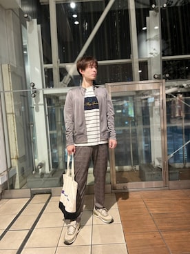 「Champion（チャンピオン）のアイテム（バッグ）」を使った、kojiriさん（メンズ・174cm）の秋コーディネート
