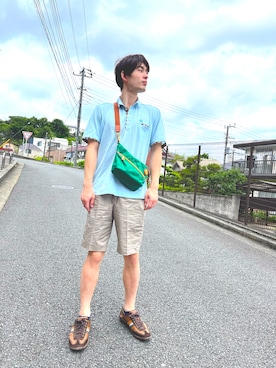 「DAKS（ダックス）のアイテム」を使った、kojiriさん（メンズ・174cm）の夏コーディネート