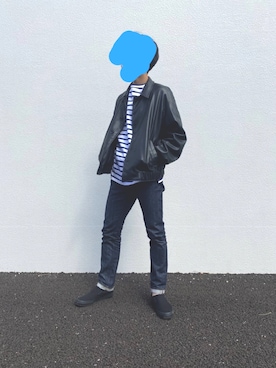 blue and green  -05さん（メンズ・168cm）の冬コーディネート