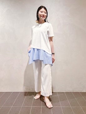 「デイリーカジュアル」｜「アイテム（その他）」を使った、misakiさん（レディース・153cm）の秋コーディネート