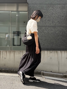 「アイテム（チャーム）」を使った、ayaさん（レディース・159cm）の夏コーディネート