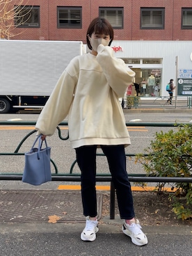 「PUMA（プーマ）のアイテム」を使った、ayaさん（骨格ウェーブ・レディース・159cm）の冬コーディネート