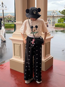 「DISCOAT（ディスコート）のアイテム」を使った、ayaさん（レディース・159cm）の夏コーディネート