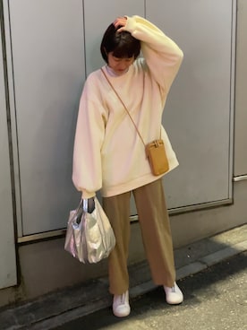 「Actually（アクチュアリー）のアイテム」を使った、ayaさん（骨格ウェーブ・レディース・159cm）の冬コーディネート