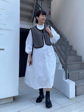 「Actually（アクチュアリー）のアイテム」を使った、ayaさん（骨格ウェーブ・レディース・159cm）の春コーディネート