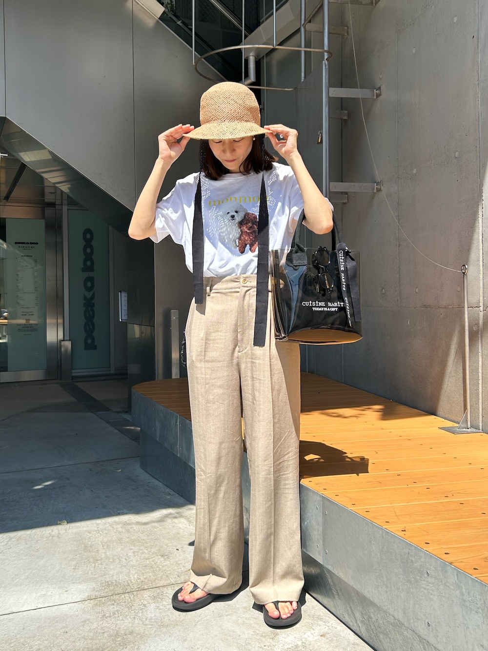 ファミリア　Tシャツ　パンツ　セットアップ　トータルコーデ　スタイルブック ボーダー Tシャツ パンツ ギフトセット｜ファミリア / familiar