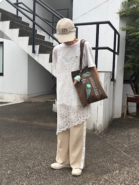 ayaさん（レディース・159cm）の夏コーディネート