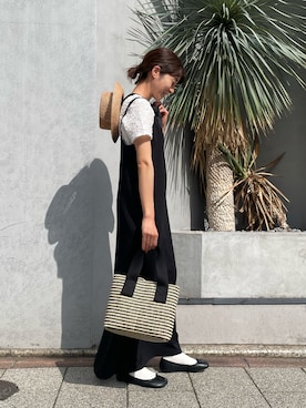 「Omekashi（オメカシ）のアイテム」を使った、ayaさん（骨格ウェーブ・レディース・159cm）の春コーディネート
